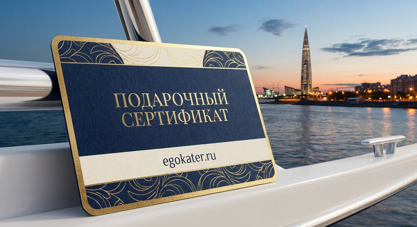 Подарочный сертификат на прогулку на яхте — фото 2