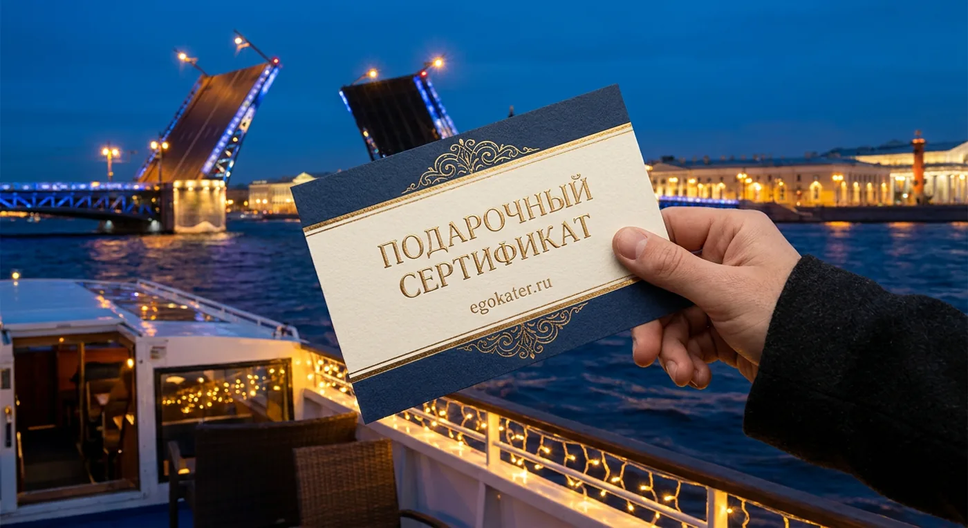 Сертификат на речной круиз по Петербургу — фото 3